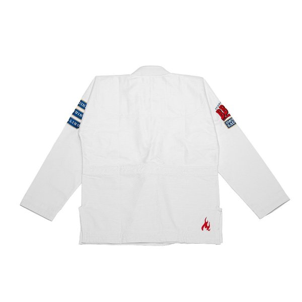 Photo2: SUNDAY GROCERY STORE Jiu Jitsu Gi BBQ Sauce White (2)