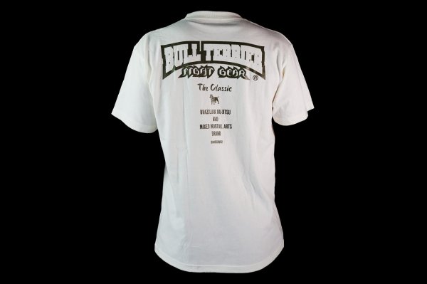Photo7: BULL TERRIER T-Shirt CLASSIC LOGO White Cream (7)
