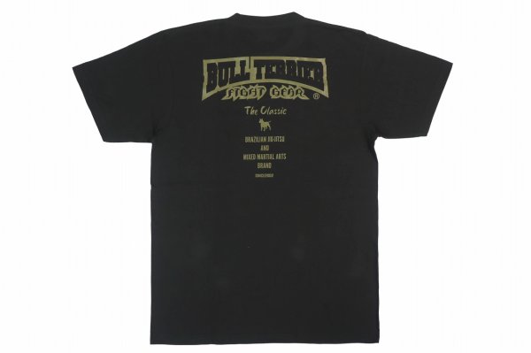 Photo2: BULL TERRIER T-Shirt CLASSIC LOGO Smoke Black (2)