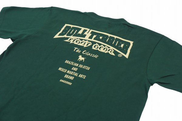 Photo4: BULL TERRIER T-Shirt CLASSIC LOGO Moss Green (4)