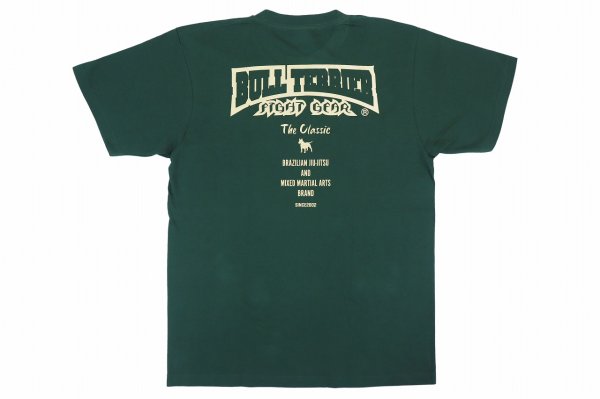 Photo2: BULL TERRIER T-Shirt CLASSIC LOGO Moss Green (2)