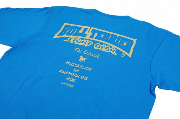 Photo4: BULL TERRIER T-Shirt CLASSIC LOGO Turquoise Blue (4)