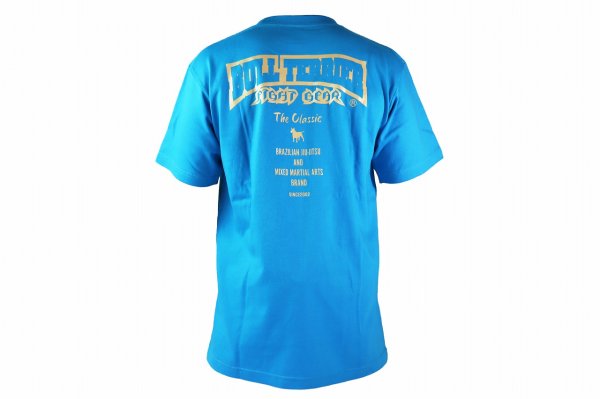 Photo7: BULL TERRIER T-Shirt CLASSIC LOGO Turquoise Blue (7)