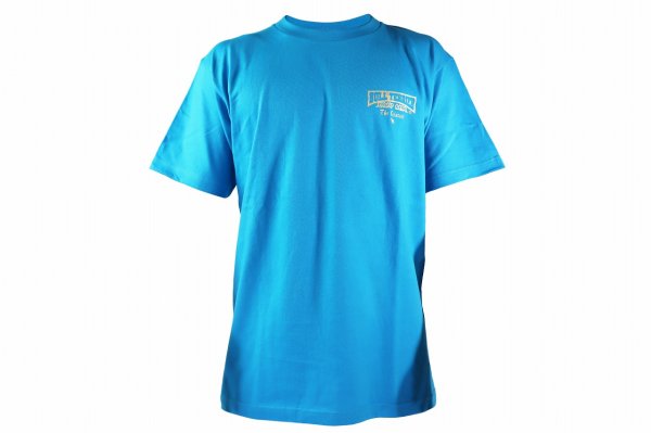 Photo5: BULL TERRIER T-Shirt CLASSIC LOGO Turquoise Blue (5)