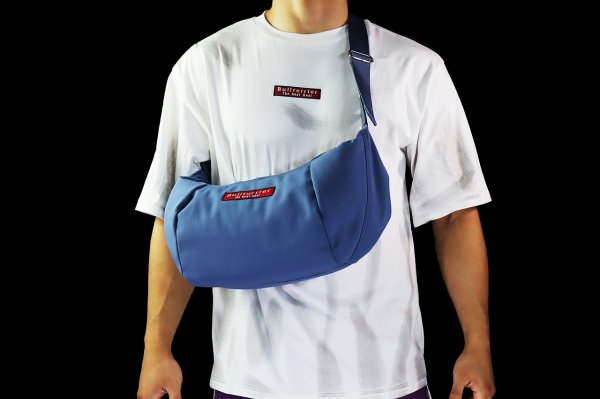 Photo7: BULL TERRIER Body Bag BASIC Blue (7)