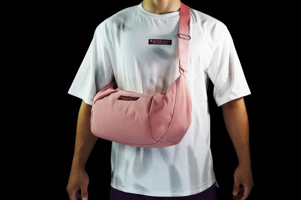 Photo6: BULL TERRIER Body Bag BASIC Pink (6)