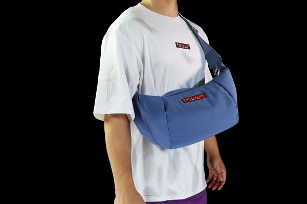 Photo8: BULL TERRIER Body Bag BASIC Blue (8)