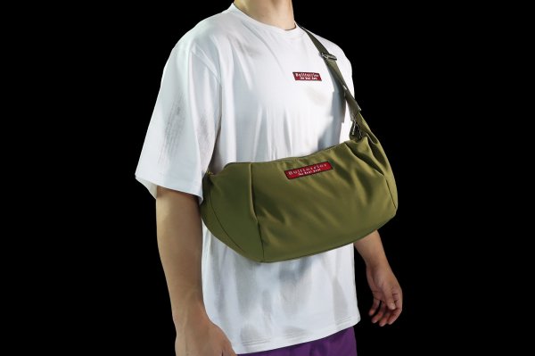 Photo8: BULL TERRIER Body Bag BASIC Khaki (8)