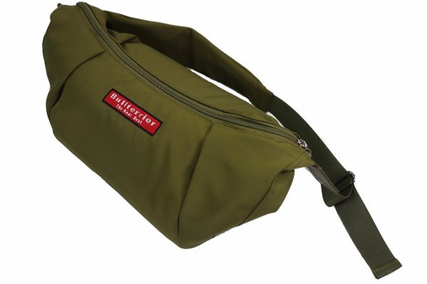 Photo2: BULL TERRIER Body Bag BASIC Khaki (2)
