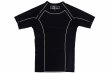 Photo5: BULL TERRIER Rash Guard CLASSIC LOGO Short Sleeve Black (5)