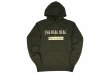 Photo1: BULL TERRIER Hoodie Parka STEEL LOGO Army (1)