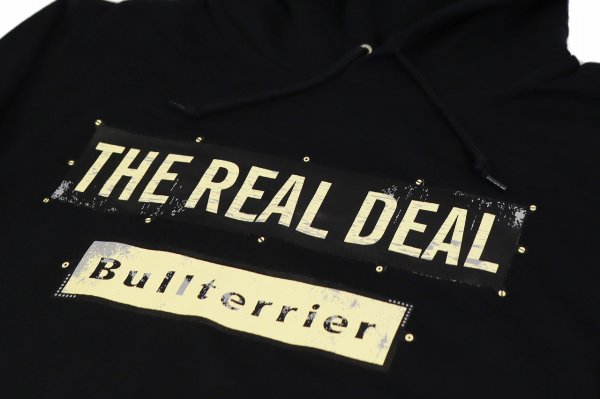 Photo3: BULL TERRIER Hoodie Parka STEEL LOGO Black (3)