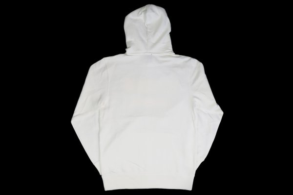 Photo2: BULL TERRIER Hoodie Parka STEEL LOGO White (2)