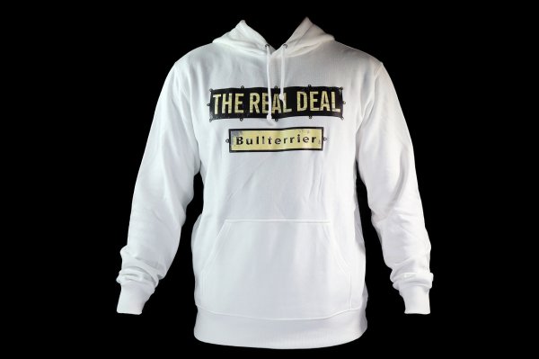 Photo4: BULL TERRIER Hoodie Parka STEEL LOGO White (4)