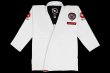 Photo1: BULLTERRIER KIDS Jiu Jitsu Gi FLAGSHIP R White (1)