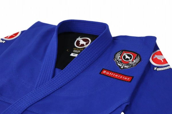 Photo5: BULLTERRIER KIDS Jiu Jitsu Gi FLAGSHIP R Blue (5)