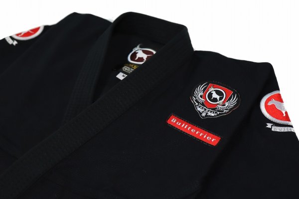 Photo5: BULLTERRIER KIDS Jiu Jitsu Gi FLAGSHIP R Black (5)