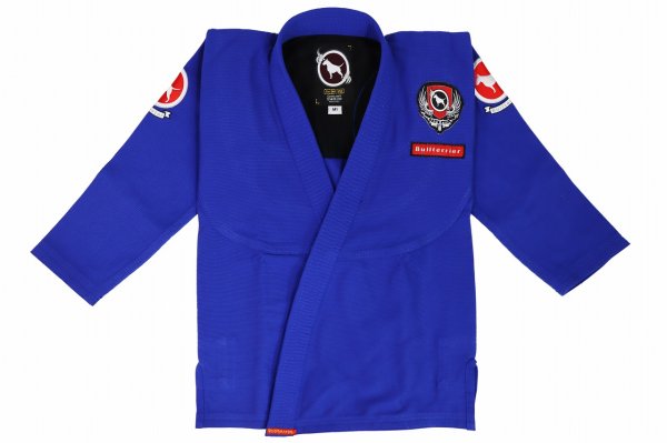 Photo1: BULLTERRIER KIDS Jiu Jitsu Gi FLAGSHIP R Blue (1)
