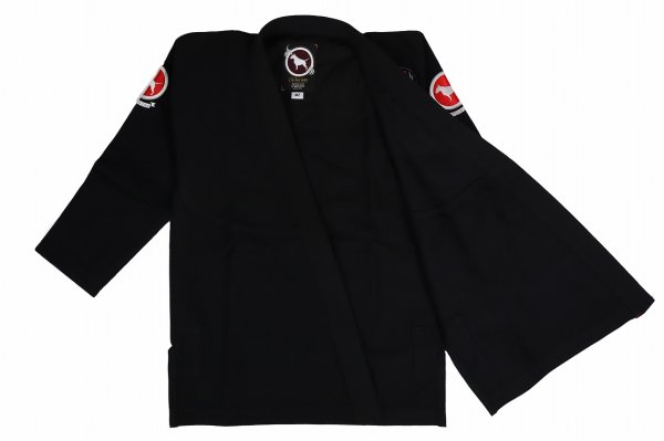 Photo2: BULLTERRIER KIDS Jiu Jitsu Gi FLAGSHIP R Black (2)