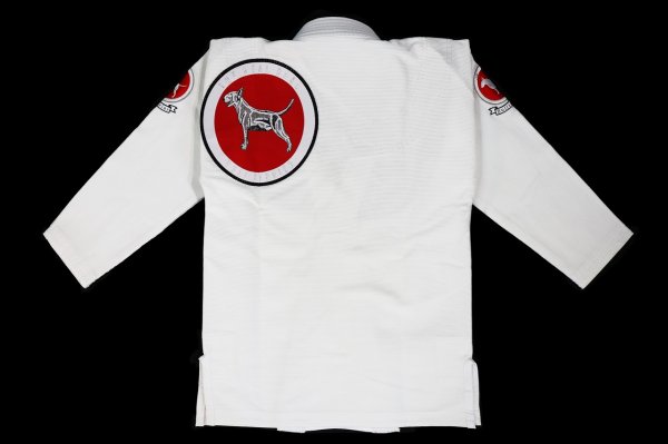 Photo3: BULLTERRIER KIDS Jiu Jitsu Gi FLAGSHIP R White (3)