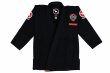 Photo1: BULLTERRIER KIDS Jiu Jitsu Gi FLAGSHIP R Black (1)