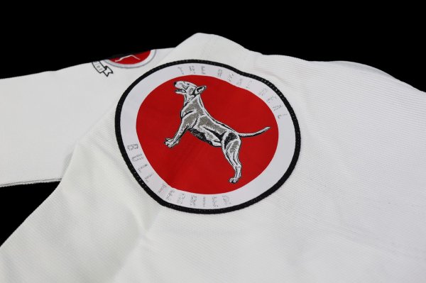 Photo6: BULLTERRIER KIDS Jiu Jitsu Gi FLAGSHIP R White (6)
