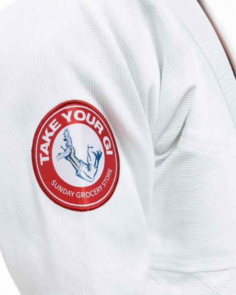 Photo12: SUNDAY GROCERY STORE Jiu Jitsu Gi CLEAN White (12)