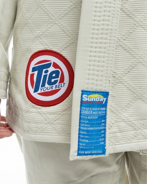 Photo14: SUNDAY GROCERY STORE Jiu Jitsu Gi CLEAN Ash Gray (14)