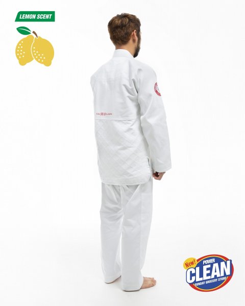 Photo9: SUNDAY GROCERY STORE Jiu Jitsu Gi CLEAN White (9)