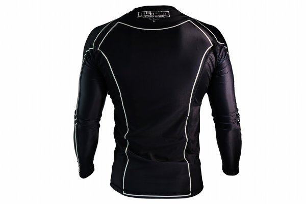 Photo3: BULL TERRIER Rash Guard CLASSIC LOGO Long Sleeve Black (3)