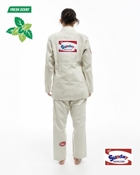 Photo9: SUNDAY GROCERY STORE Jiu Jitsu Gi CLEAN Ash Gray (9)
