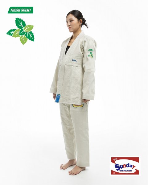 Photo8: SUNDAY GROCERY STORE Jiu Jitsu Gi CLEAN Ash Gray (8)