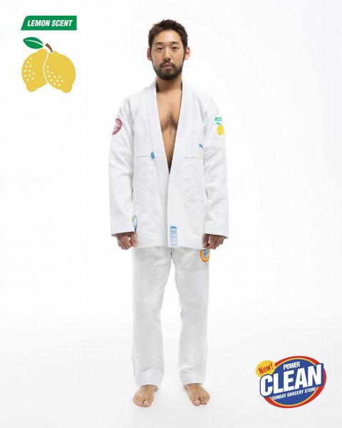 Photo7: SUNDAY GROCERY STORE Jiu Jitsu Gi CLEAN White (7)