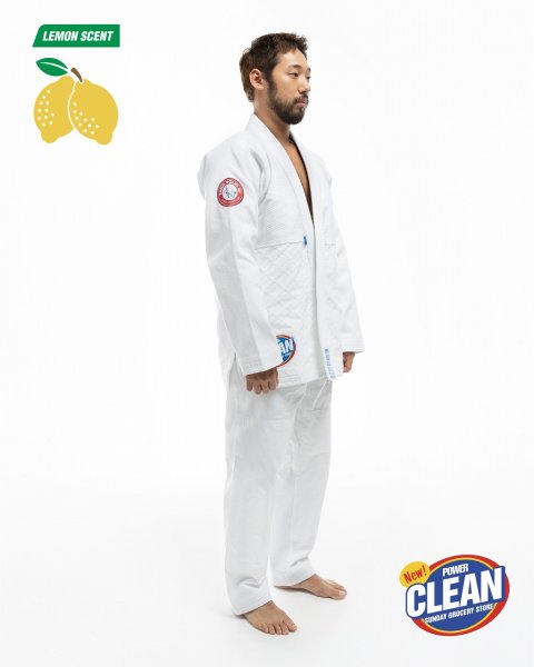 Photo10: SUNDAY GROCERY STORE Jiu Jitsu Gi CLEAN White (10)
