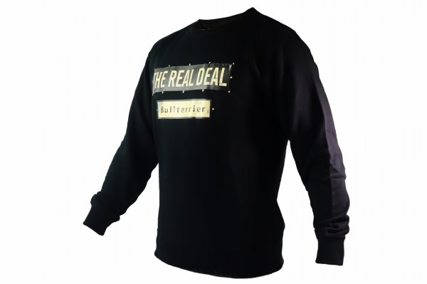Photo5: BULL TERRIER Sweatshirt STEEL LOGO Black (5)