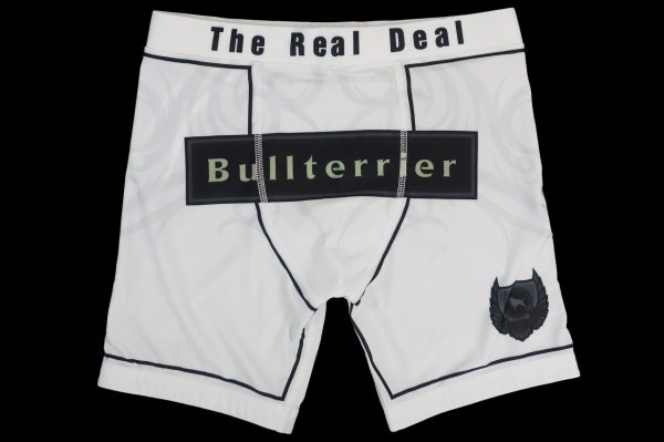 Photo4: BULL TERRIER Spats TRIBAL White (4)