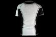 Photo3: BULL TERRIER Rashguard TRIBAL Short Sleeve White (3)