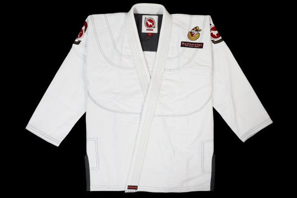 Photo1: BULLTERRIER Jiu-Jitsu Gi JOKER R White (1)