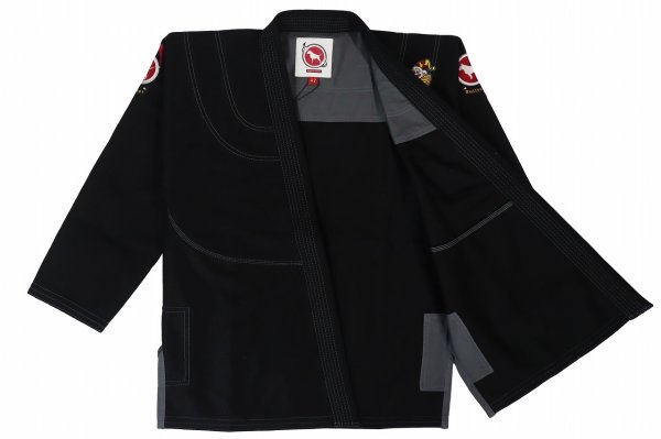 Photo2: BULLTERRIER Jiu-Jitsu Gi JOKER R Black (2)