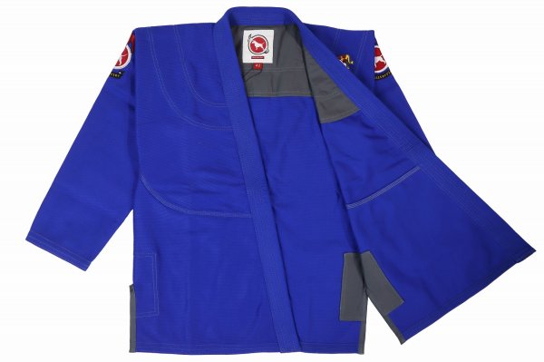 Photo2: BULLTERRIER Jiu-Jitsu Gi JOKER R Blue (2)