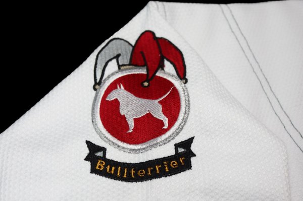 Photo7: BULLTERRIER Jiu-Jitsu Gi JOKER R White (7)