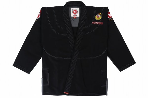 Photo1: BULLTERRIER Jiu-Jitsu Gi JOKER R Black (1)