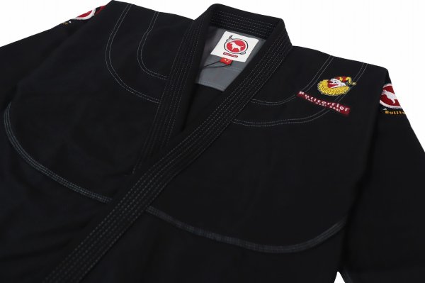 Photo5: BULLTERRIER Jiu-Jitsu Gi JOKER R Black (5)