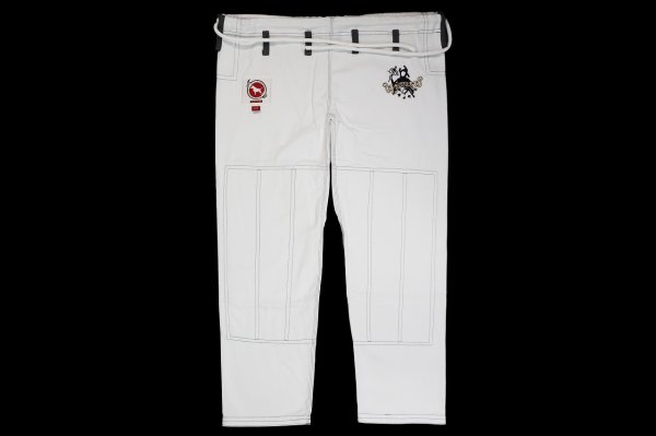 Photo4: BULLTERRIER Jiu-Jitsu Gi JOKER R White (4)
