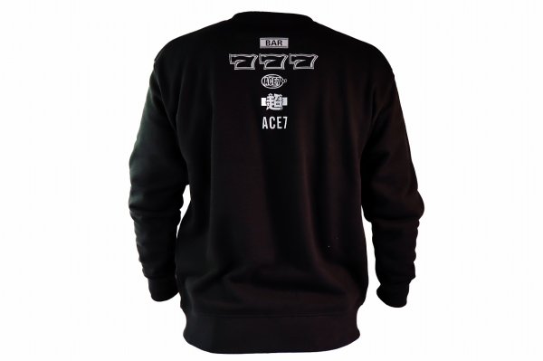 Photo6: ACE7 Sweatshirt BASIC Black (6)