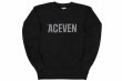 Photo1: ACE7 Sweatshirt BASIC Black (1)