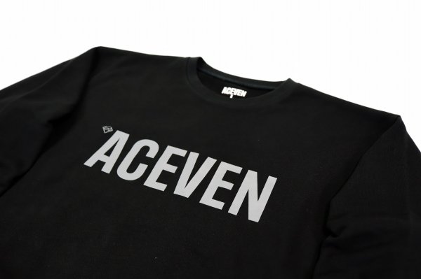 Photo3: ACE7 Sweatshirt BASIC Black (3)