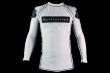 Photo1: BULL TERRIER Rashguard TRIBAL Long Sleeve White (1)