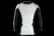 Photo3: BULL TERRIER Rashguard TRIBAL Long Sleeve White (3)