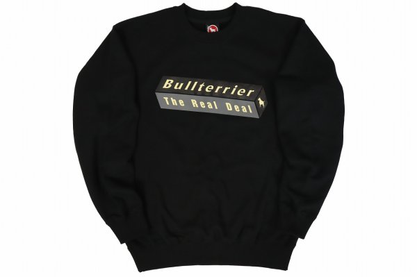 Photo1: BULL TERRIER Sweatshirt 3D BOX Black/Gray (1)